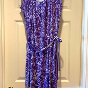 NWT Belted Sash Sleeveless Dress